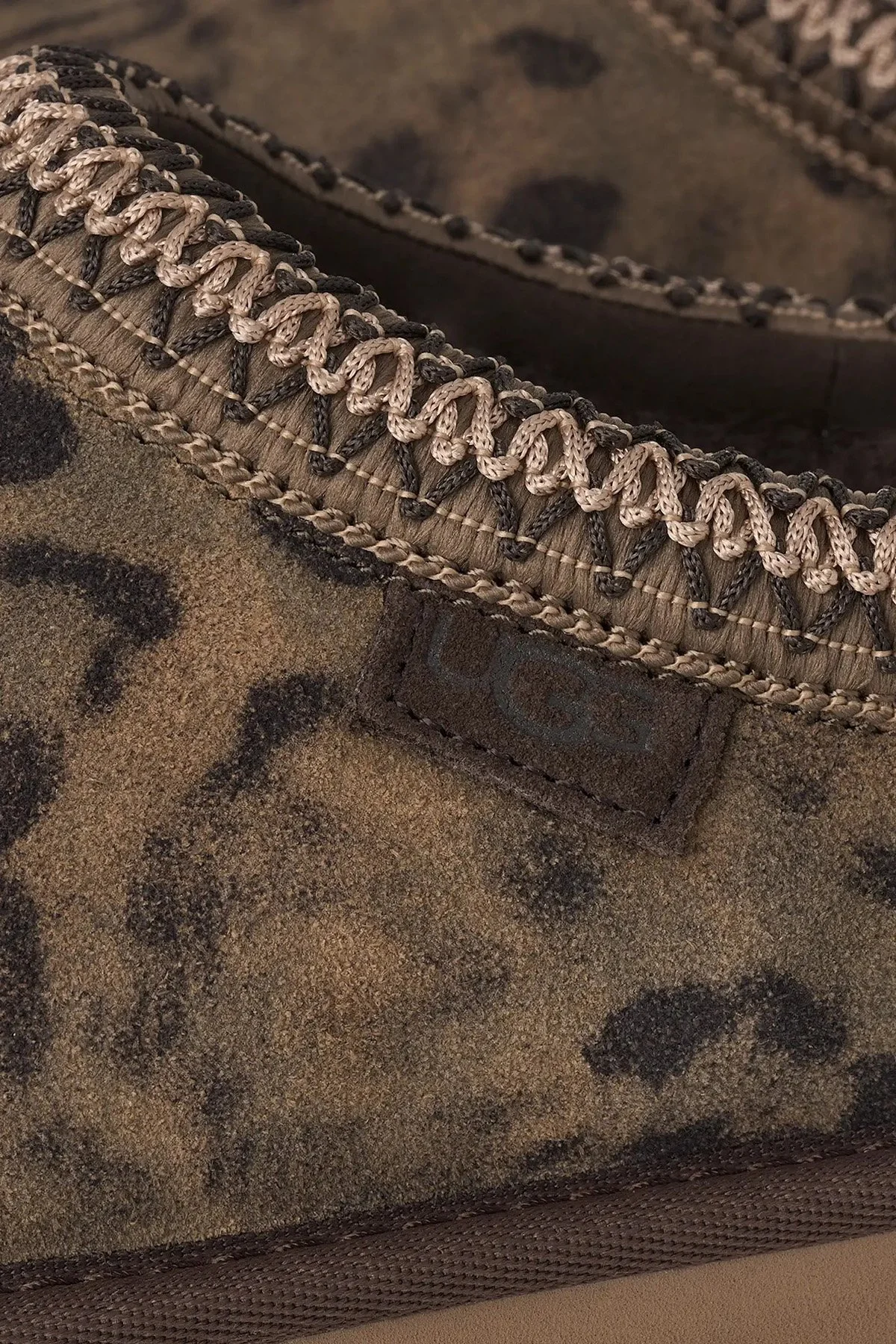 Ugg W Tasman Spotted Benekli Süet Kadın Terlik 1180365 Leopar - 5