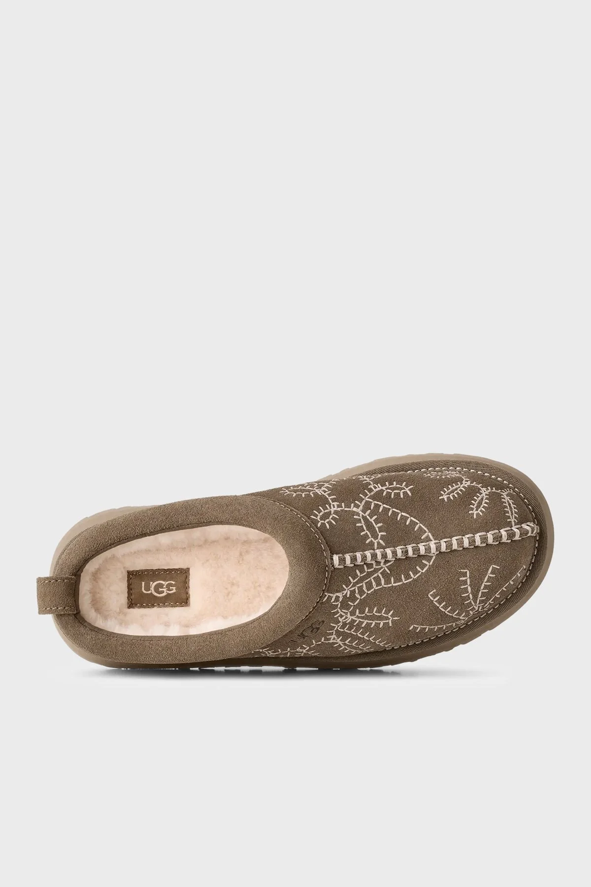 Ugg W Tazz Botanic Nakış Detaylı Süet Kadın Ayakkabı 1180373 Toprak - 6