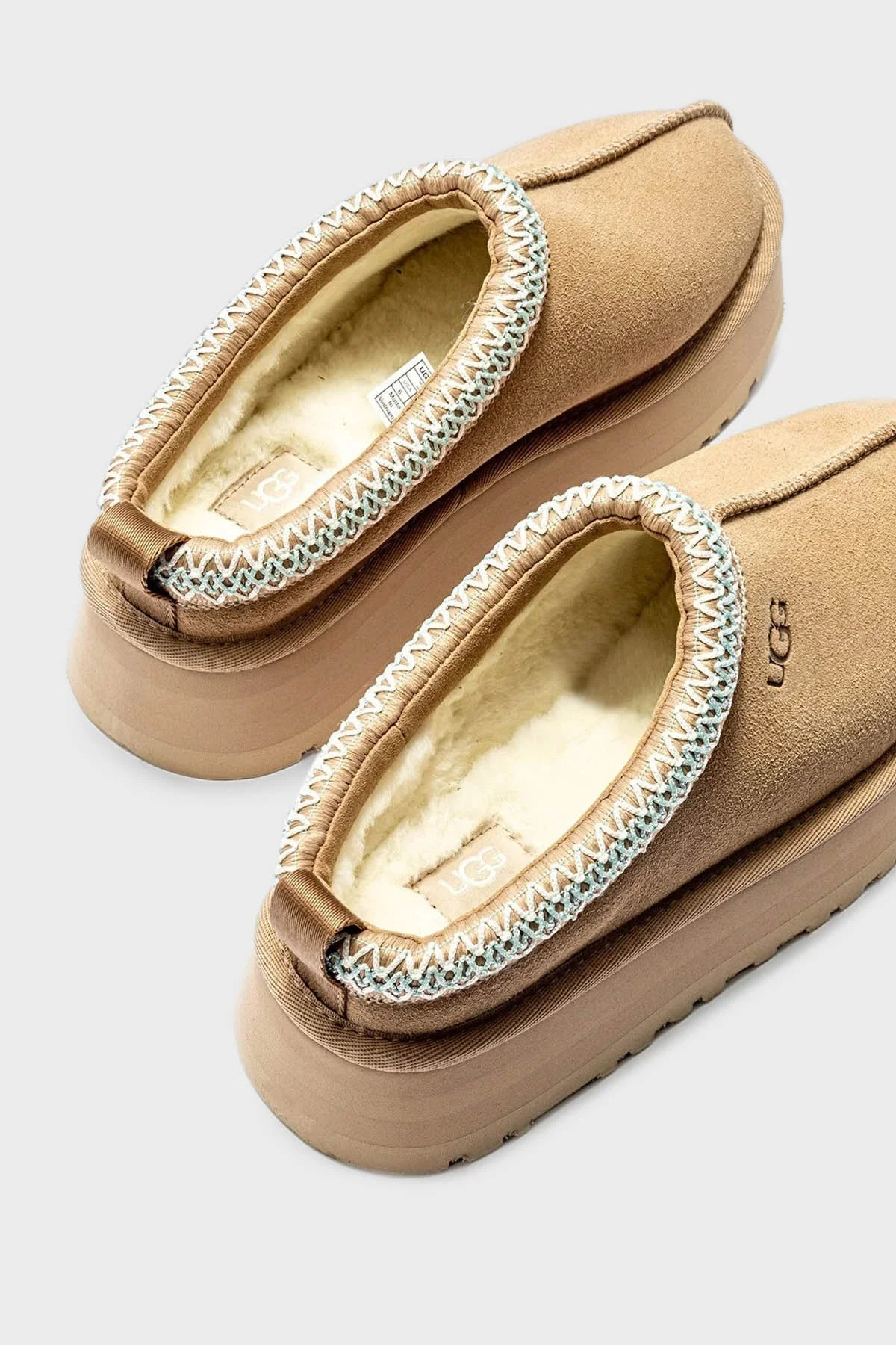 Ugg W Tazz Kalın Taban Süet Bayan Terlik 1122553 KUM - 4