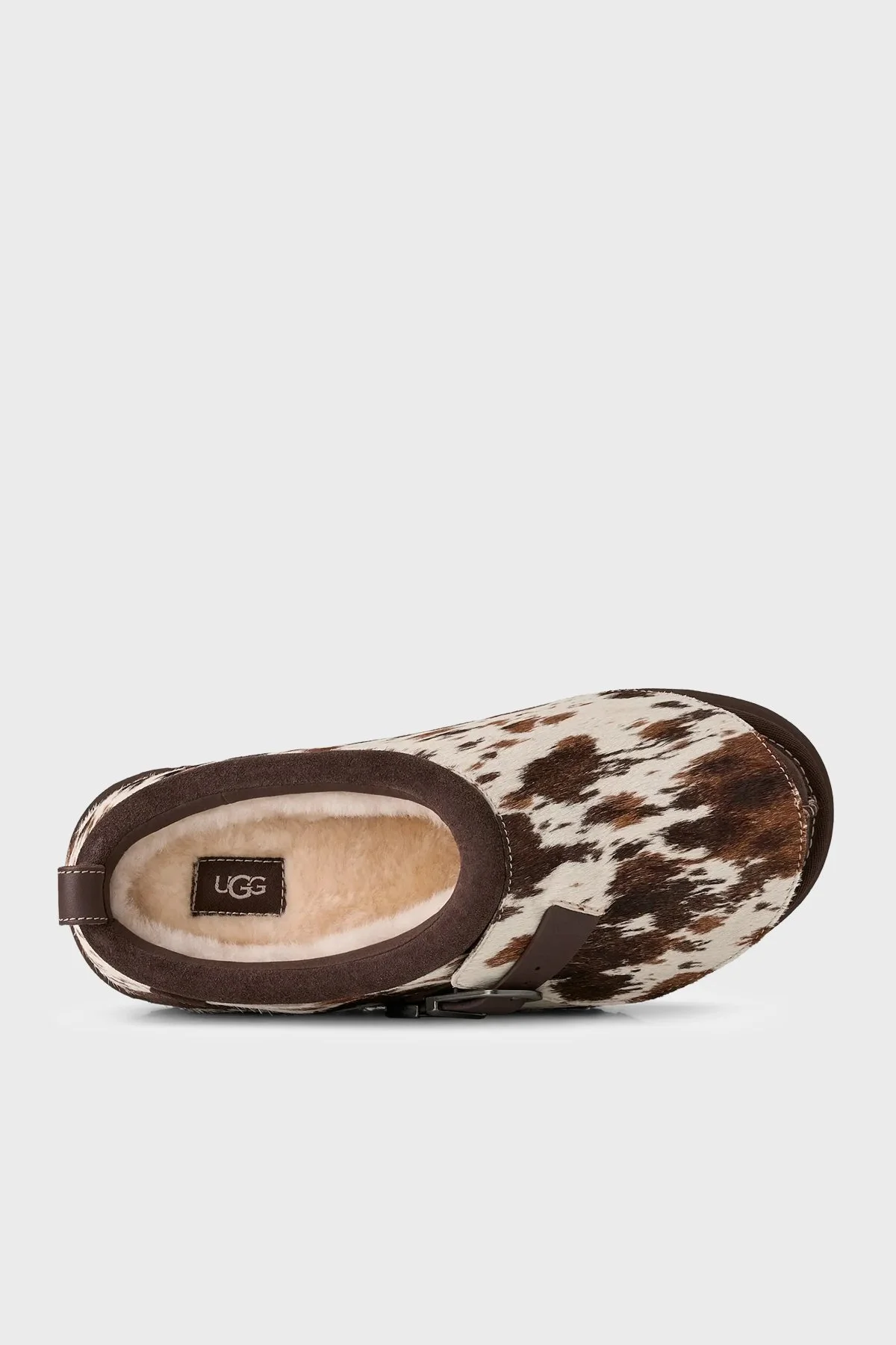 Ugg W Tazz Western Desenli Toka Detaylı Kalın Taban Kadın Terlik 1180357 Kahve - 6