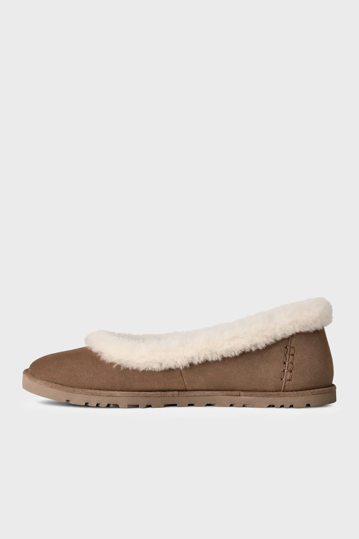 Ugg W Zora Ballet Flat Süet Babet Kadın Ayakkabı 1178111 Taba - 3