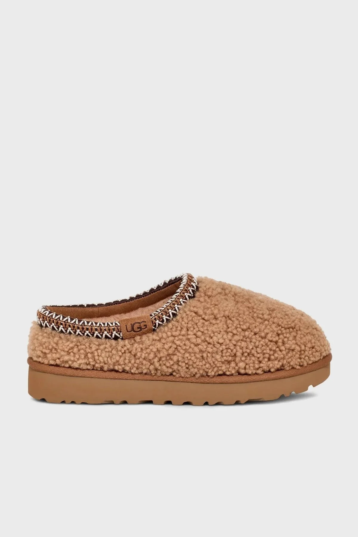 Ugg Yumuşak Tüylü Düşük Bilekli Rahat Bayan Terlik 1158356 TABA - 1