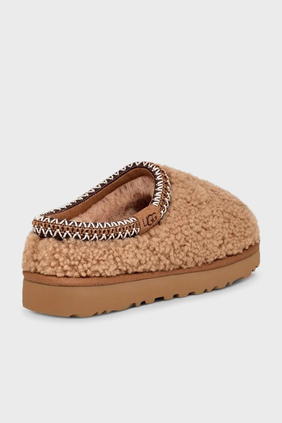 Ugg Yumuşak Tüylü Düşük Bilekli Rahat Bayan Terlik 1158356 TABA - 4