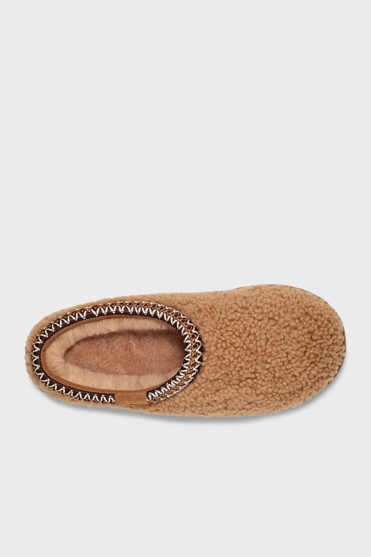 Ugg Yumuşak Tüylü Düşük Bilekli Rahat Bayan Terlik 1158356 TABA - 5