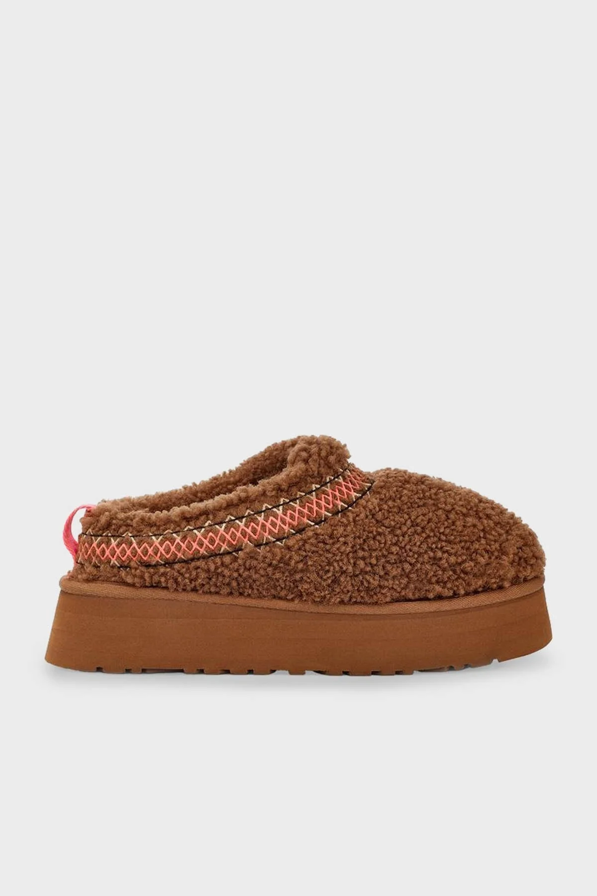 Ugg Yünlü Kalın Tabanlı Hakiki Deri Bayan Terlik 1143976 TABA - 1