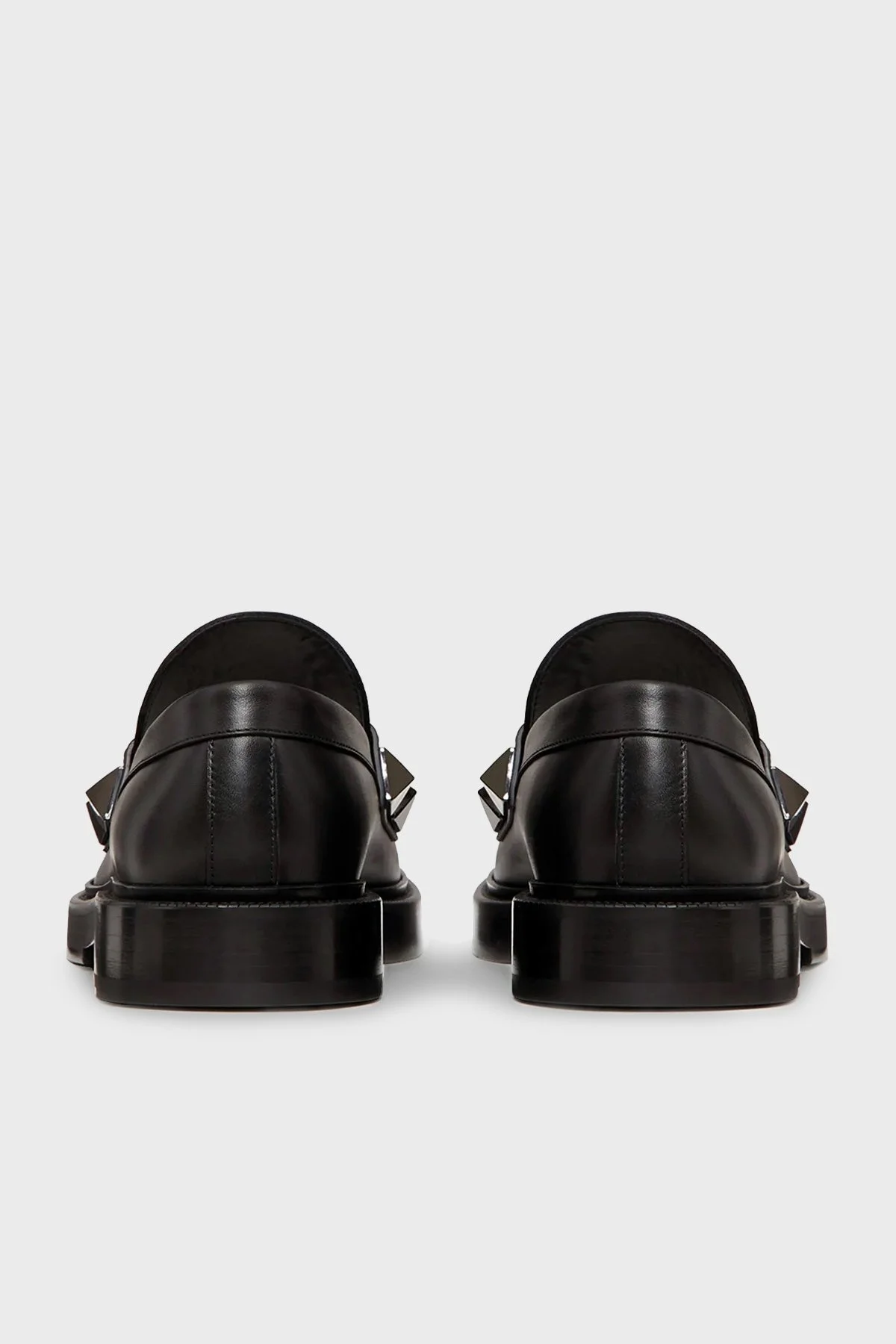 Valentino Garavani Deri Loafer Erkek Ayakkabı 3Y2S0F09VGD 0NO SİYAH - 5