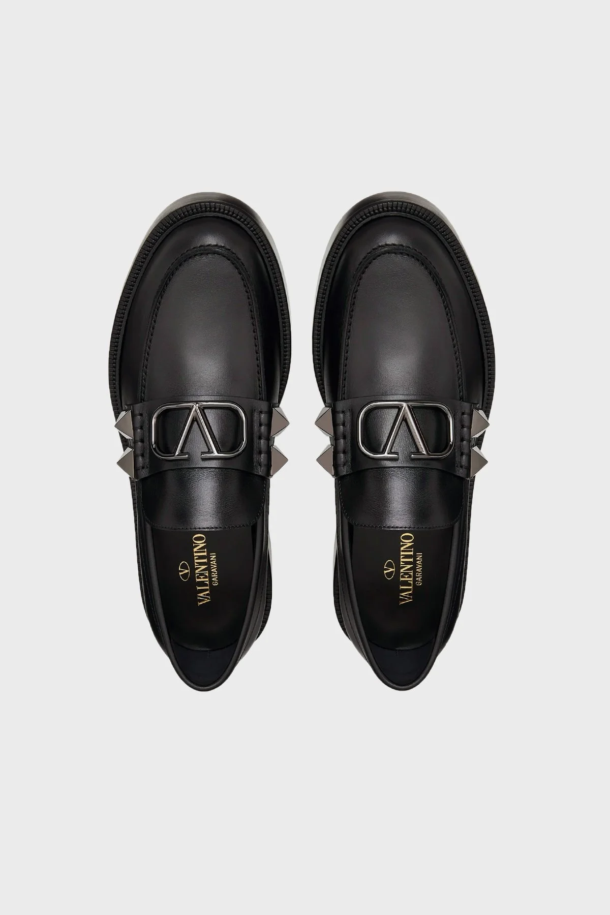 Valentino Garavani Deri Loafer Erkek Ayakkabı 3Y2S0F09VGD 0NO SİYAH - 6