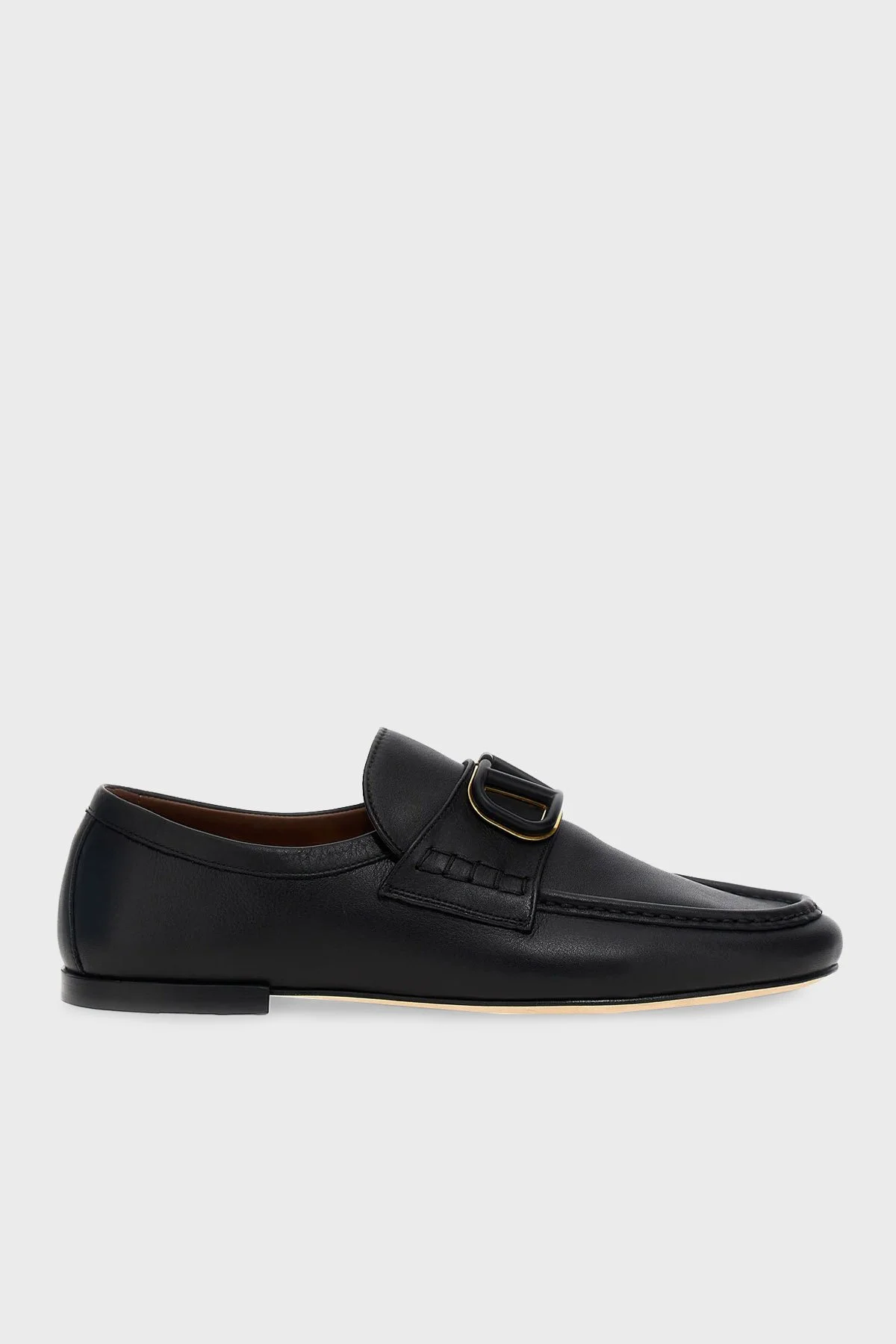 Valentino Garavani Deri Loafer Erkek Ayakkabı 5Y2S0H80 DQF 0NO SİYAH - 1