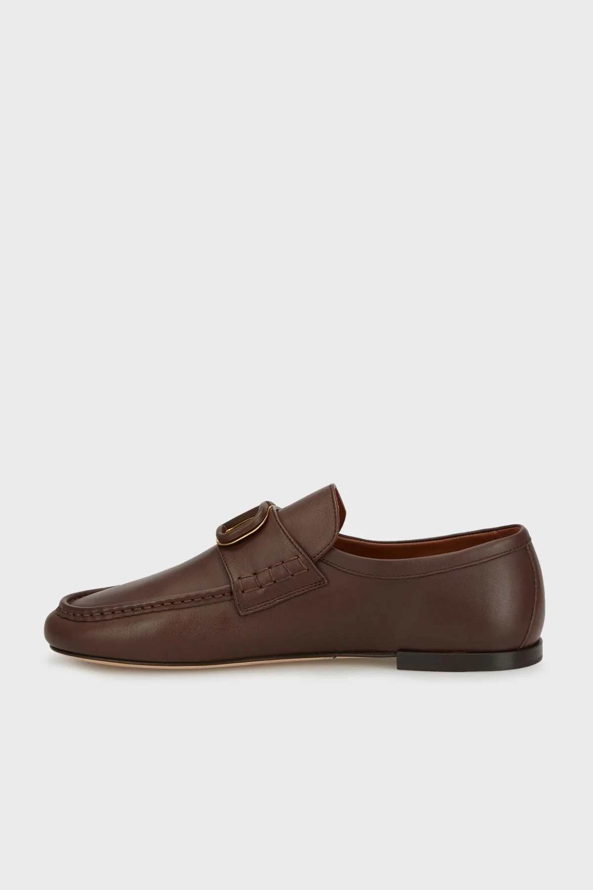 Valentino Garavani Deri Loafer Erkek Ayakkabı 5Y2S0H80 DQF KG8 KAHVE - 3
