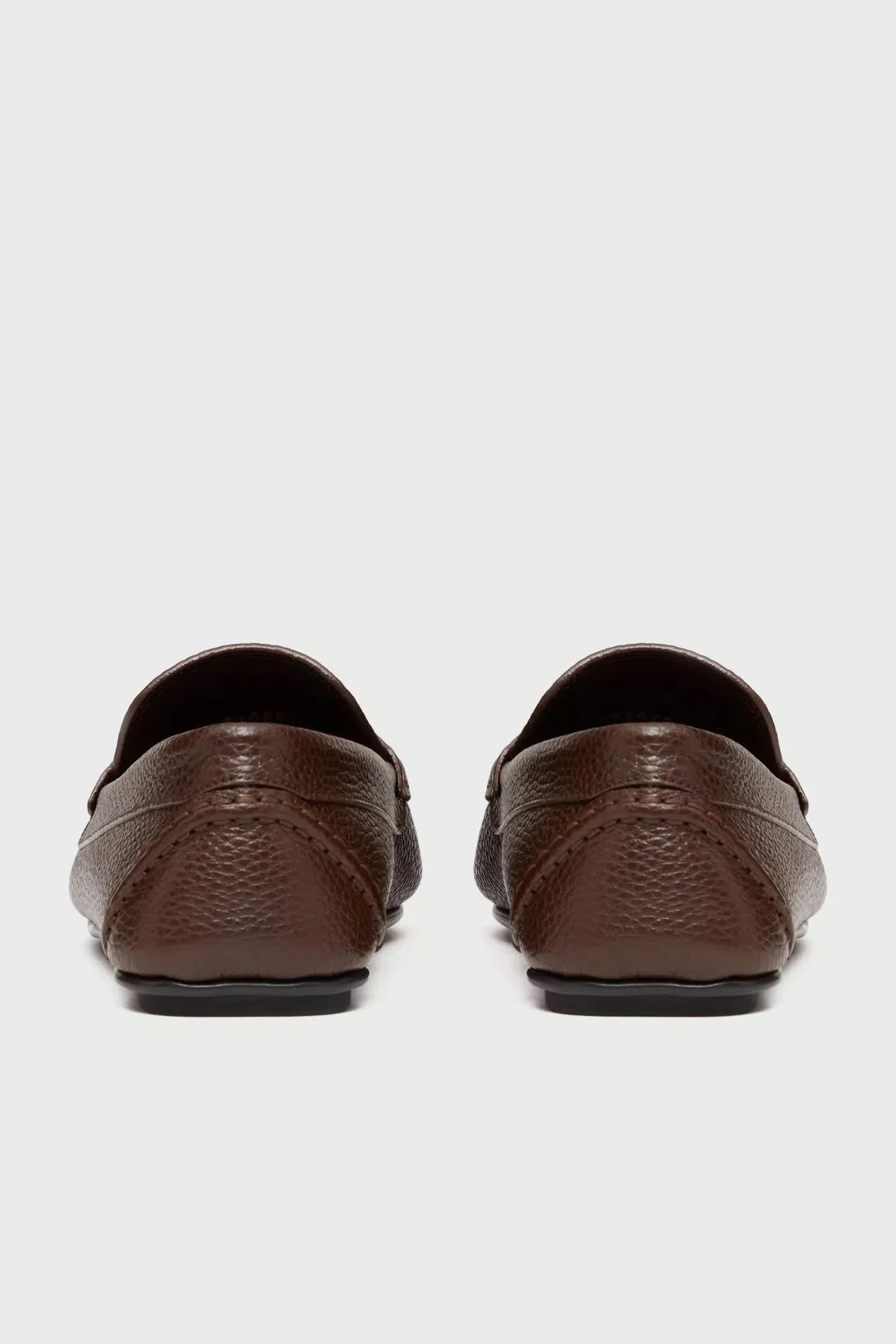 Valentino Garavani Deri Makosen Erkek Ayakkabı 4Y2S0G30BNT KG8 KAHVE - 3