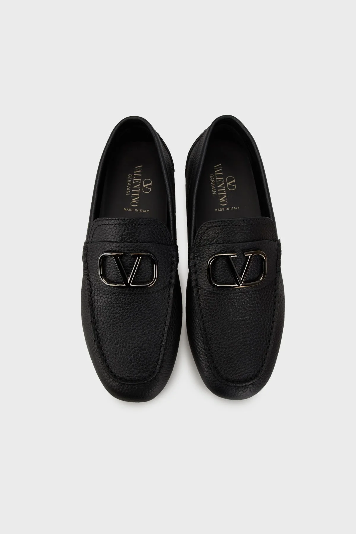 Valentino Garavani Deri Mokasen Erkek Ayakkabı 6Y2S0G30BNT 0NO SİYAH - 9