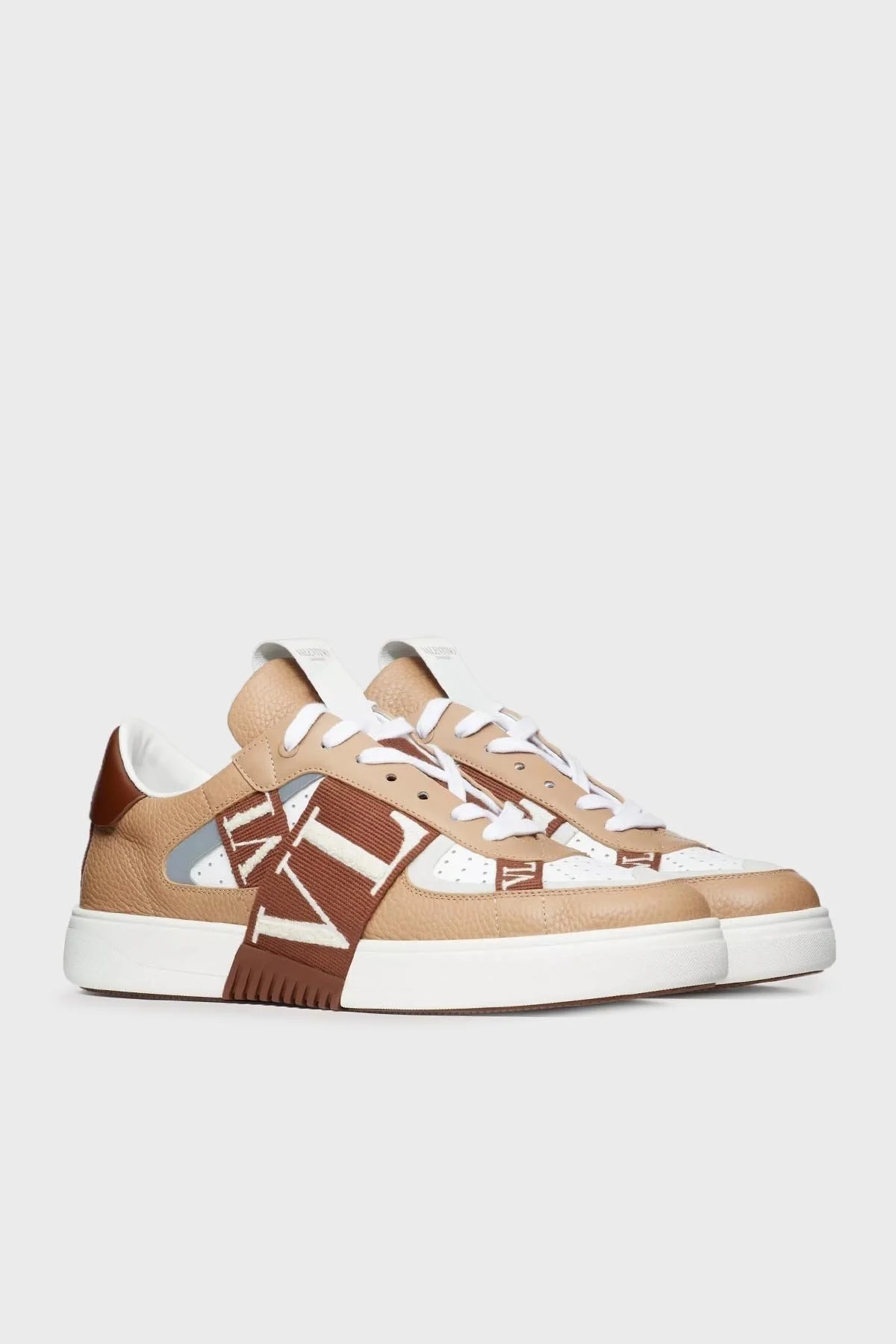 Valentino Garavani Deri Sneaker Erkek Ayakkabı 2Y2S0C58CSP 74K KAHVE - 6