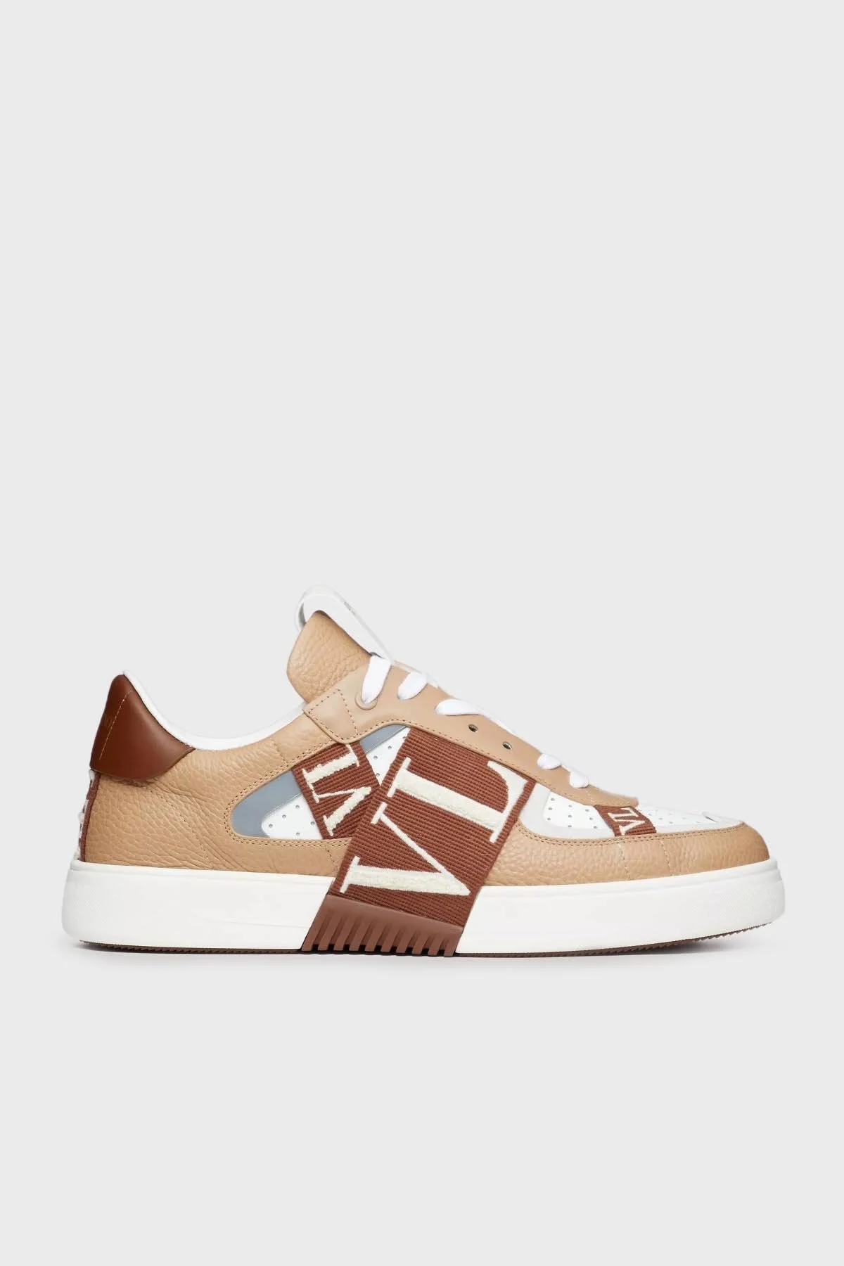 Valentino Garavani Deri Sneaker Erkek Ayakkabı 2Y2S0C58CSP 74K KAHVE - 1