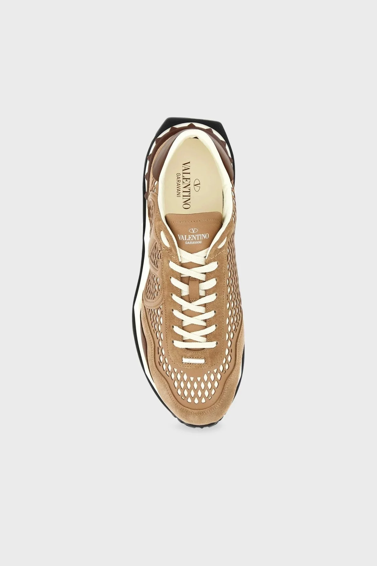 Valentino Garavani Deri Sneaker Erkek Ayakkabı 2Y2S0F28VEN 75R KAHVE - 2