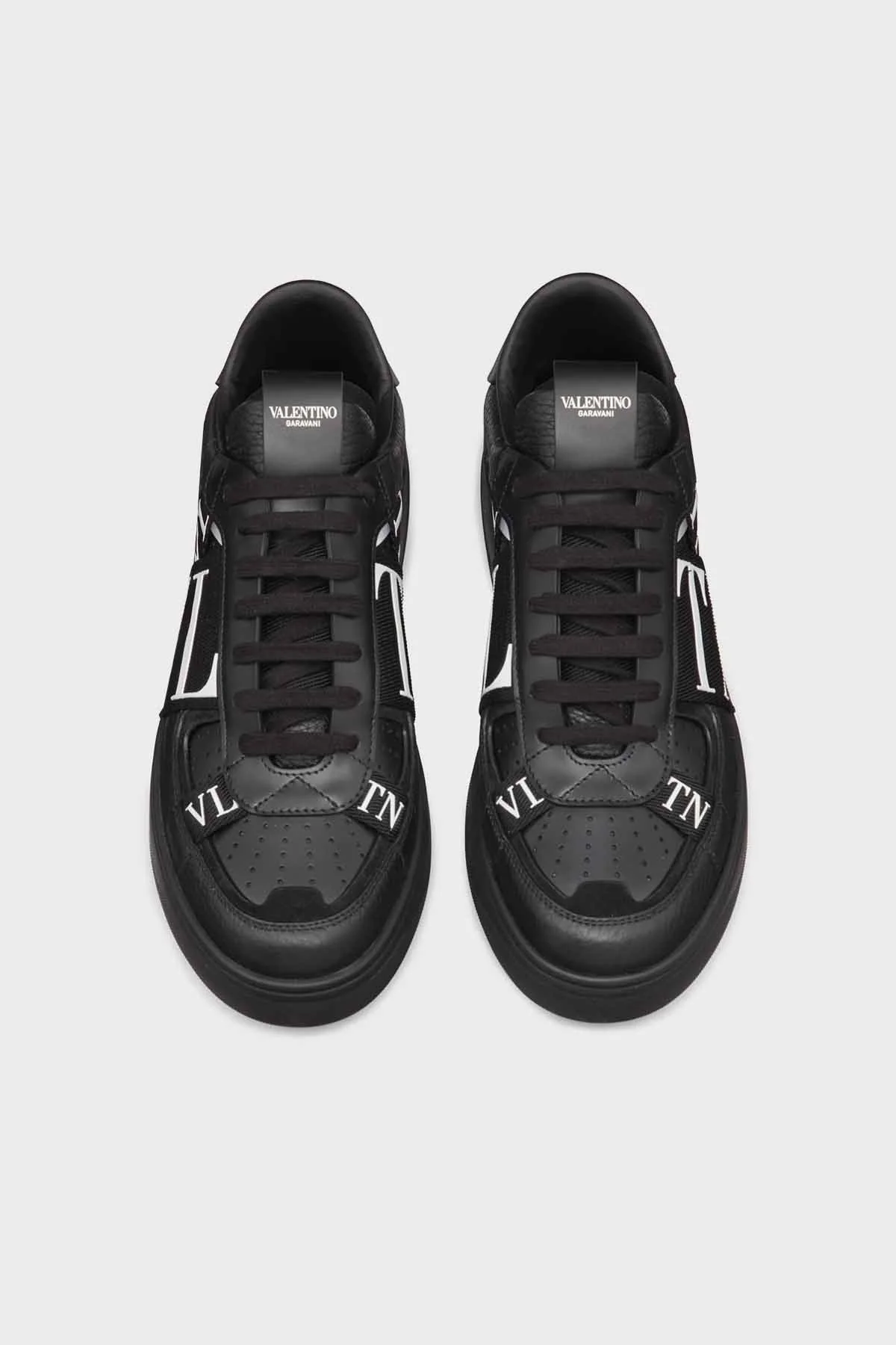 Valentino Garavani Deri Sneaker Erkek Ayakkabı 3Y2S0C58WRQ 0NO SİYAH - 5