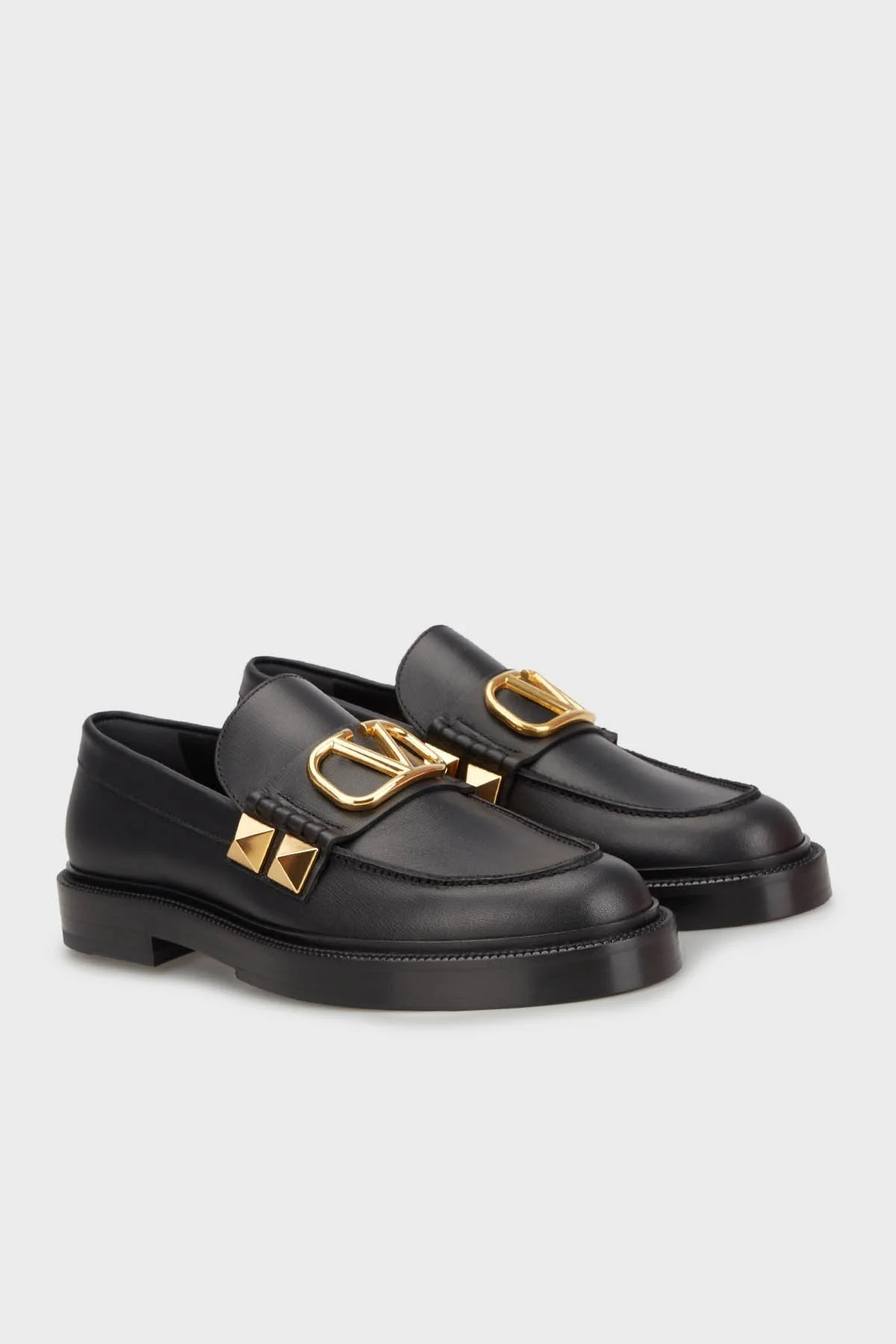 Valentino Garavani Hakiki Deri Loafer Erkek Ayakkabı 4Y2S0F09 ELI 0NO SİYAH - 3