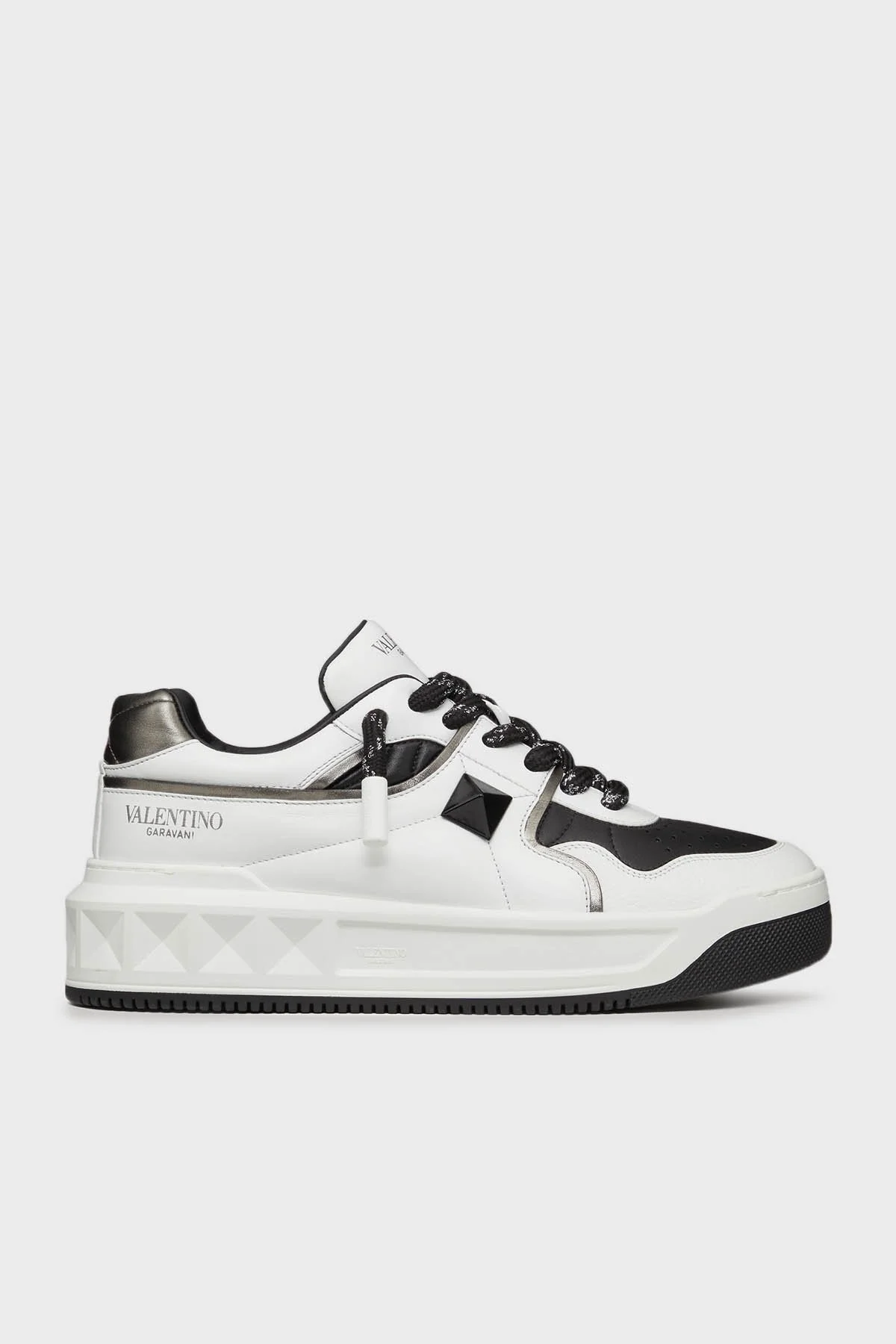 Valentino Garavani Hakiki Deri Sneaker Erkek Ayakkabı 2Y2S0G37WRI 6S0 BEYAZ - 1