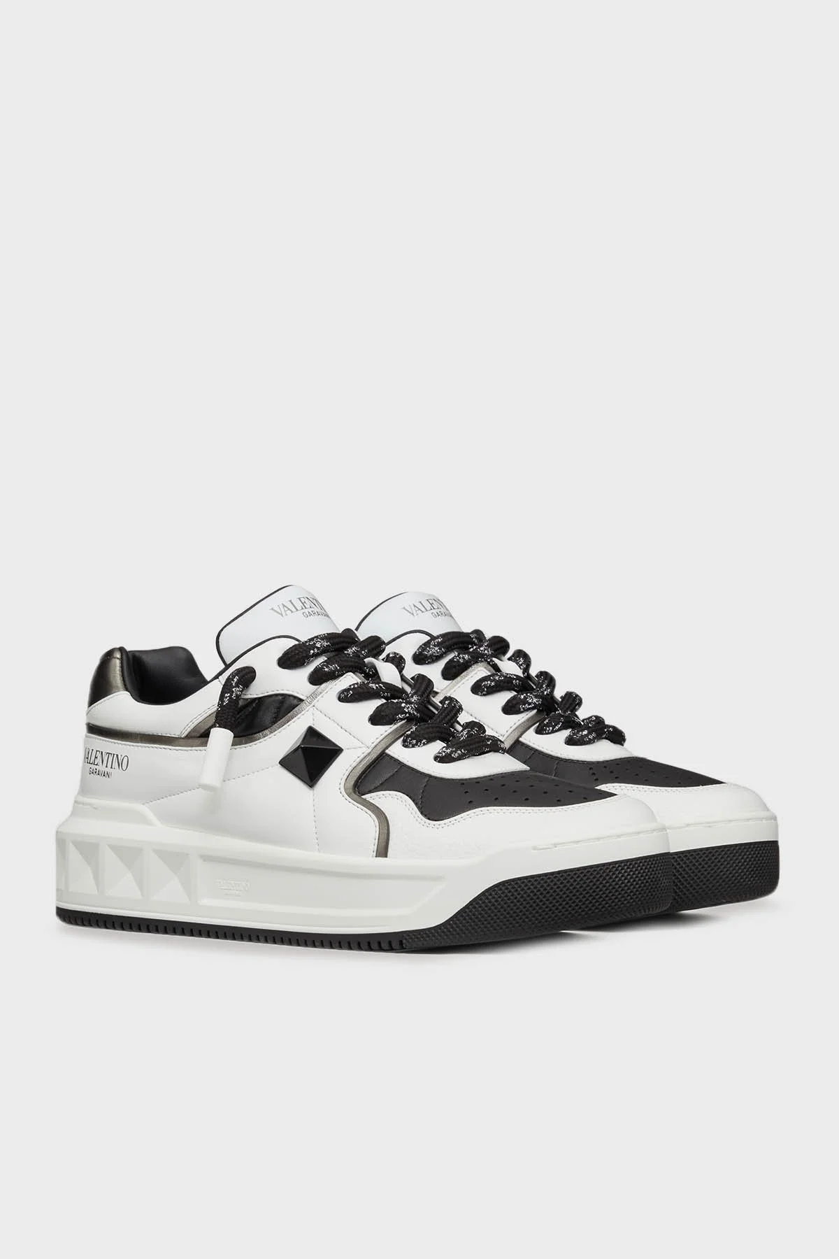 Valentino Garavani Hakiki Deri Sneaker Erkek Ayakkabı 2Y2S0G37WRI 6S0 BEYAZ - 3