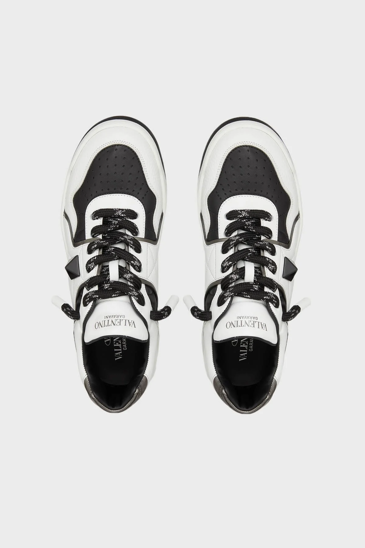 Valentino Garavani Hakiki Deri Sneaker Erkek Ayakkabı 2Y2S0G37WRI 6S0 BEYAZ - 4