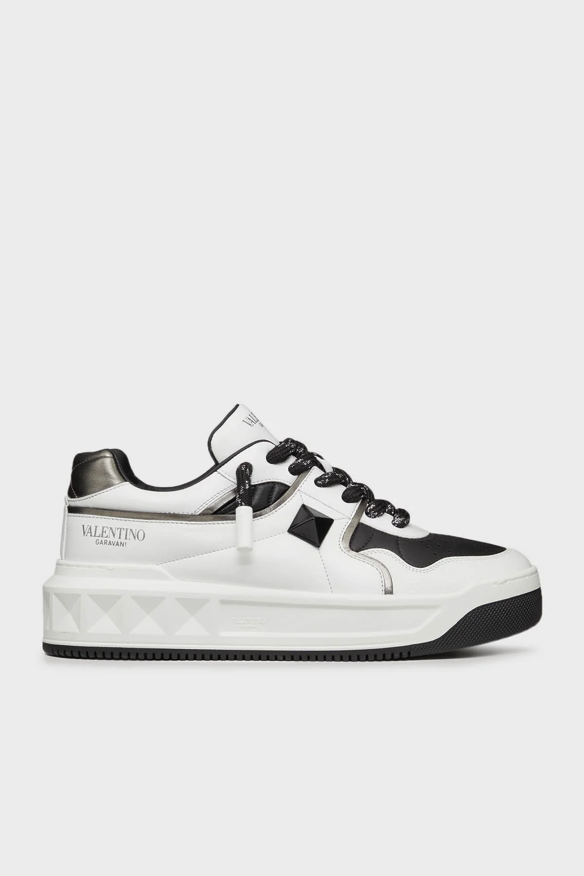 Valentino Garavani Hakiki Deri Sneaker Erkek Ayakkabı 2Y2S0G37WRI 6S0 BEYAZ - 1