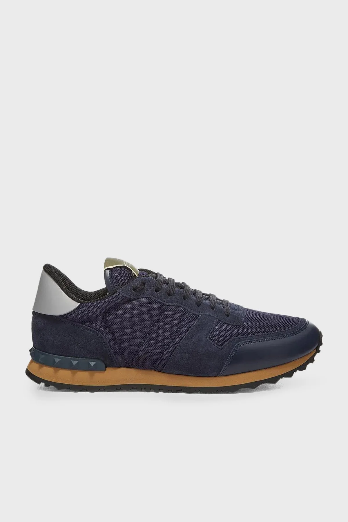 Valentino Garavani Hakiki Deri Sneaker Erkek Ayakkabı WY2S0723TCV M47 LACİVERT - 1