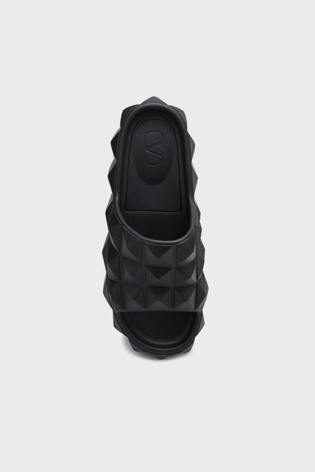 Valentino Garavani Kabartma Dokulu Erkek Terlik XY0S0F55QNA 0NO SİYAH - 5