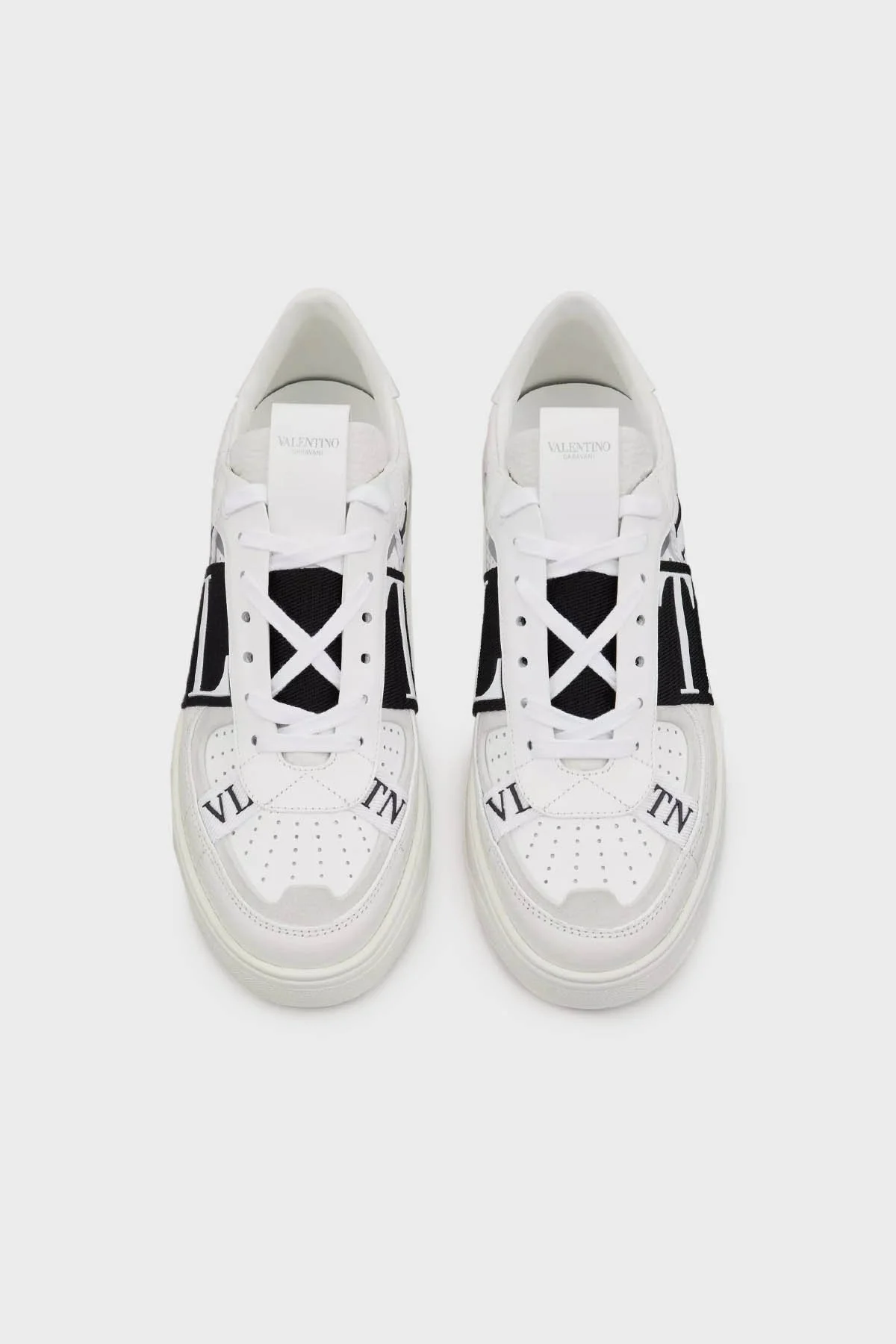 Valentino Garavani Logolu Deri Sneaker Erkek Ayakkabı 4Y2S0C58WRQ 24P BEYAZ - 4