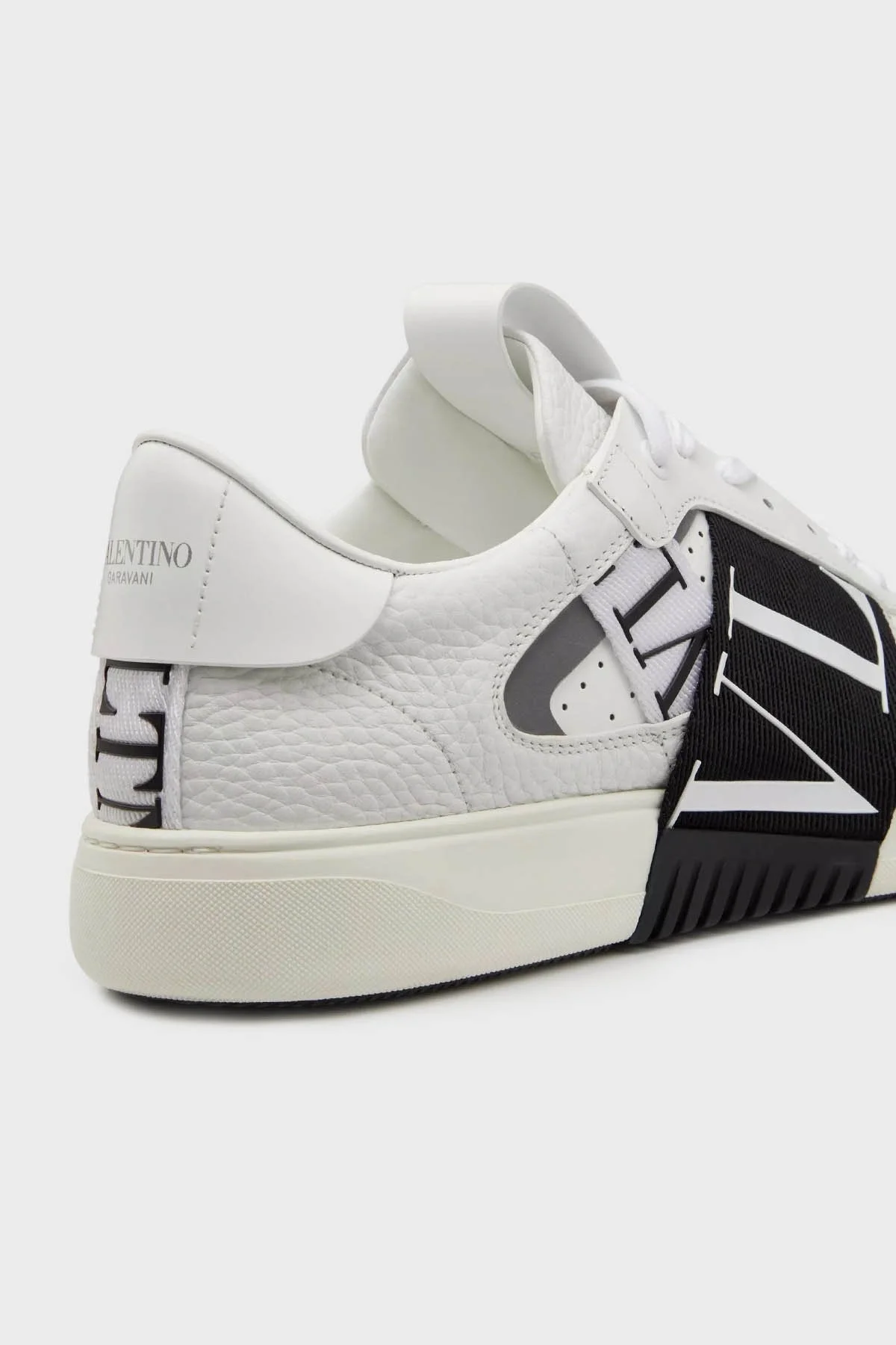 Valentino Garavani Logolu Deri Sneaker Erkek Ayakkabı 4Y2S0C58WRQ 24P BEYAZ - 5