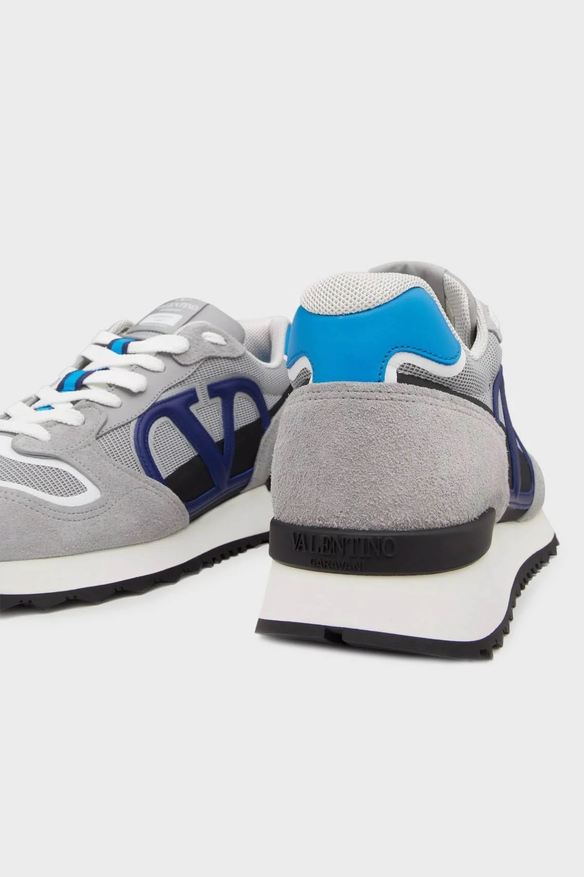 Valentino Garavani Logolu Hakiki Deri Sneaker Erkek Ayakkabı 4Y2S0H17TAE MJM GRİ - 11