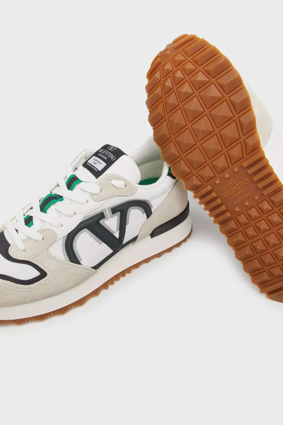 Valentino Garavani Logolu Hakiki Deri Sneaker Erkek Ayakkabı 4Y2S0H17TAE MJP BEYAZ - 5