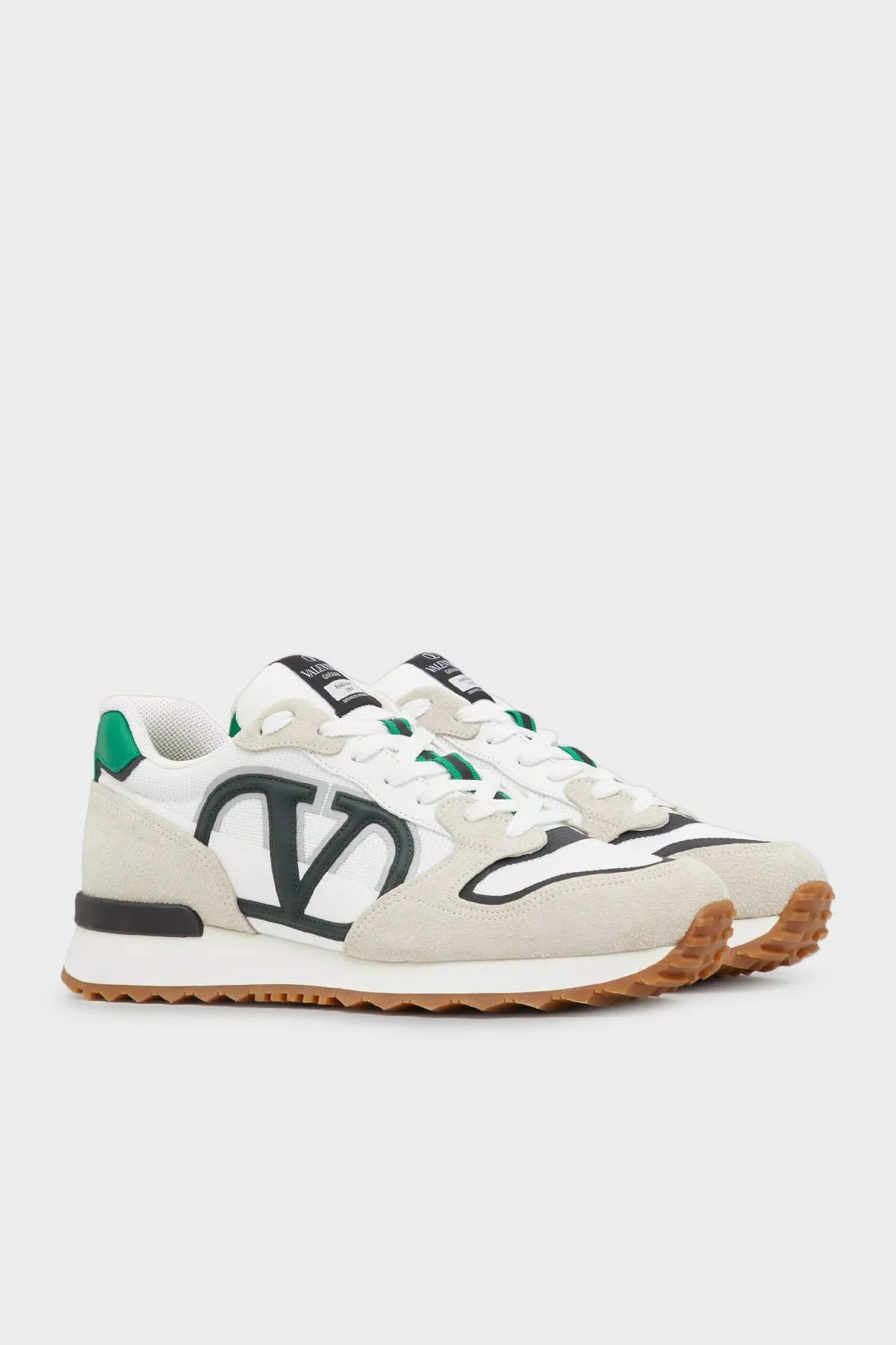 Valentino Garavani Logolu Hakiki Deri Sneaker Erkek Ayakkabı 4Y2S0H17TAE MJP BEYAZ - 6