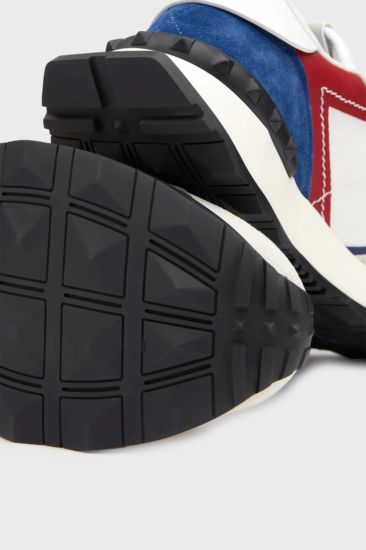 Valentino Garavani Süet Spor Erkek Ayakkabı 1Y2S0F28SAS7DC BEYAZ-GRİ - 6