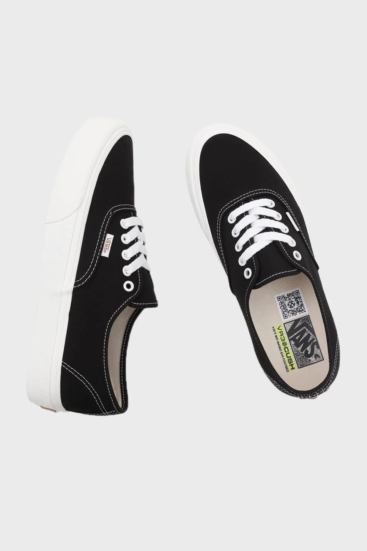 Vans Authentic VR3 Sneaker Unisex Ayakkabı VN0005UD1KP1 SİYAH-BEYAZ - 6