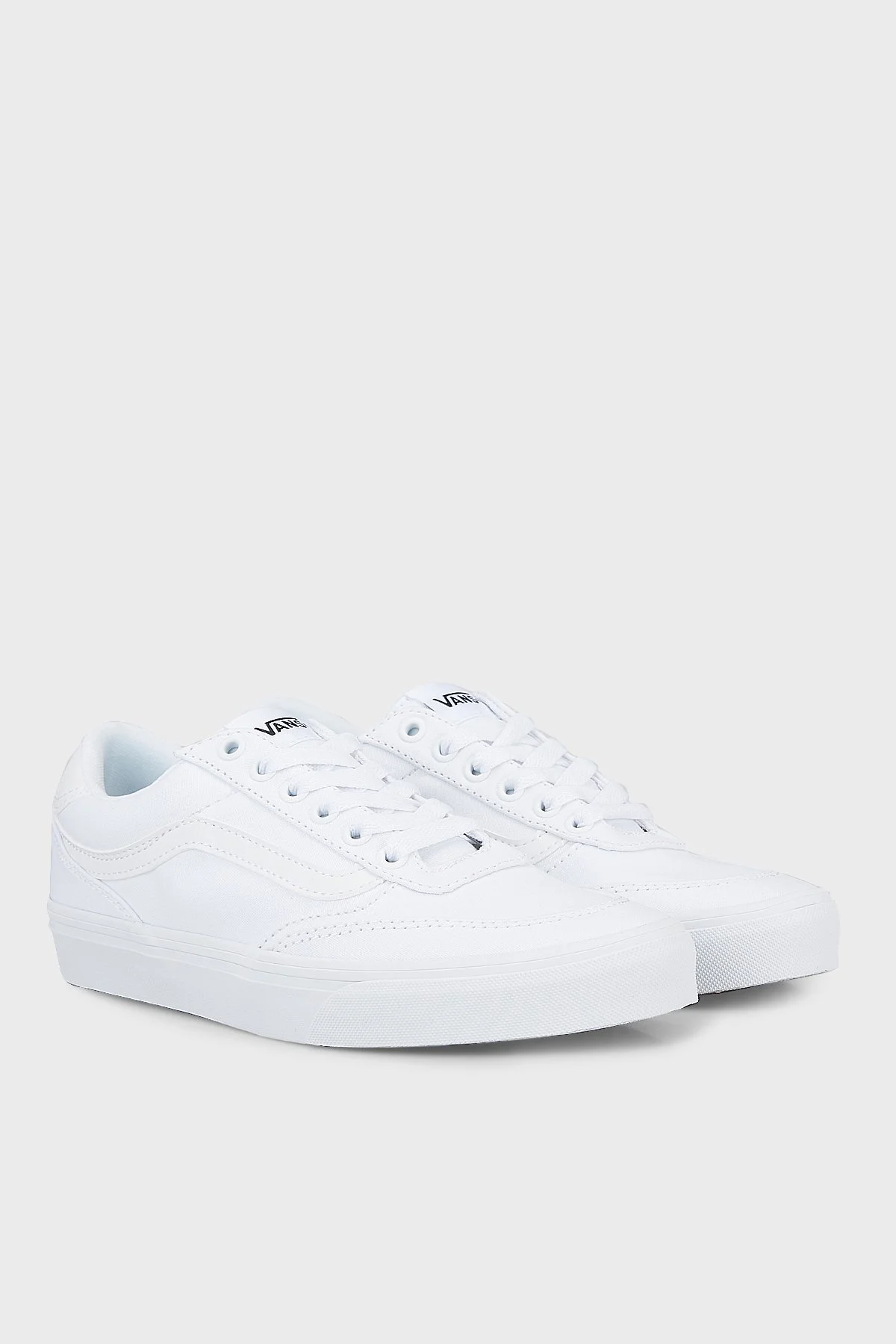 Vans Brooklyn LS Logolu Kanvas Sneaker Unisex Ayakkabı VN000EBDWWW1 BEYAZ - 3