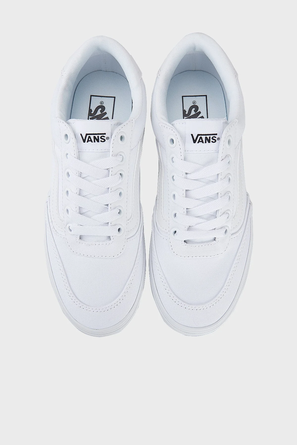 Vans Brooklyn LS Logolu Kanvas Sneaker Unisex Ayakkabı VN000EBDWWW1 BEYAZ - 4
