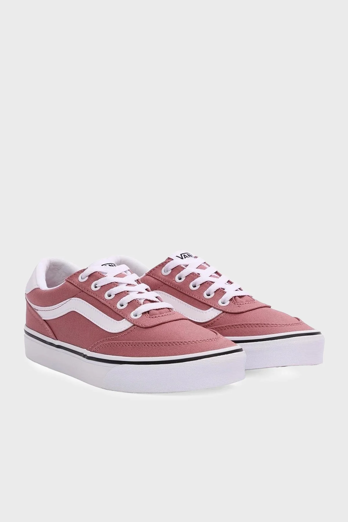 Vans Brooklyn LS Logolu Sneaker Kadın Ayakkabı VN000D7UFOD1 PEMBE - 3