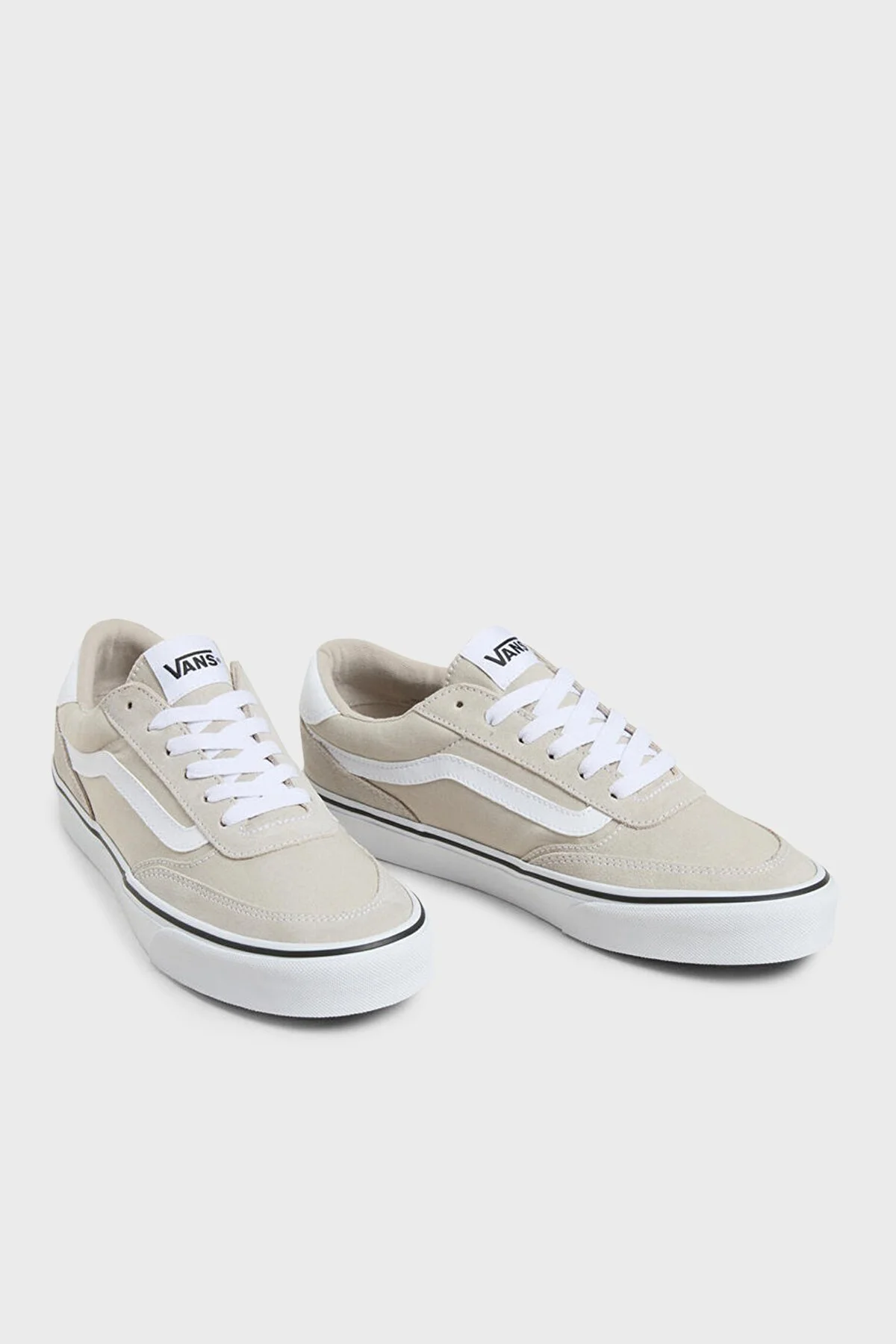 Vans Brooklyn LS Logolu Sneaker Erkek Ayakkabı VN000D7QFTY1 GRİ - 2