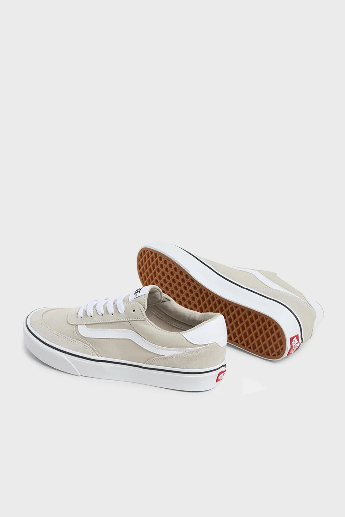 Vans Brooklyn LS Logolu Sneaker Erkek Ayakkabı VN000D7QFTY1 GRİ - 3