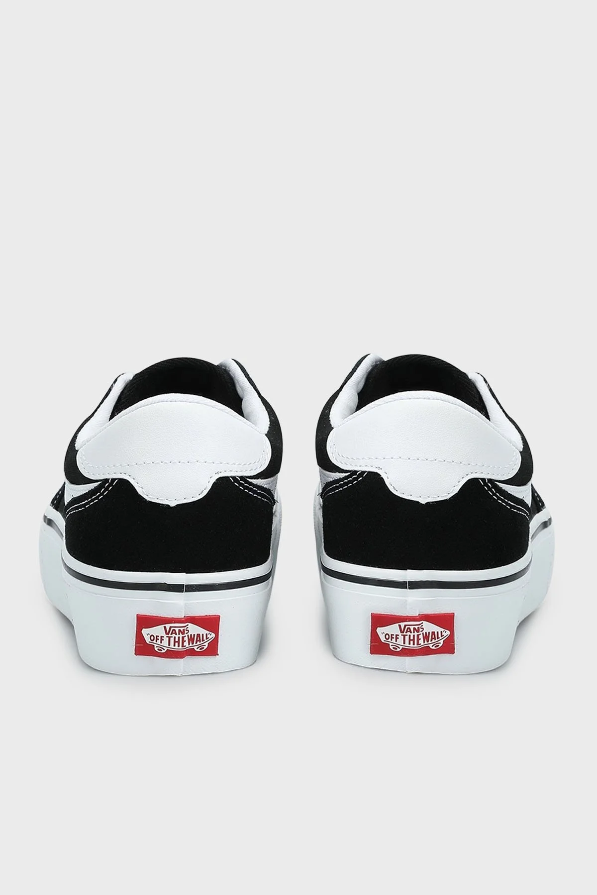 Vans Brooklyn LS Platform Süet Logolu Casual Bayan Ayakkabı VN000DC4BA21 SİYAH-BEYAZ - 4