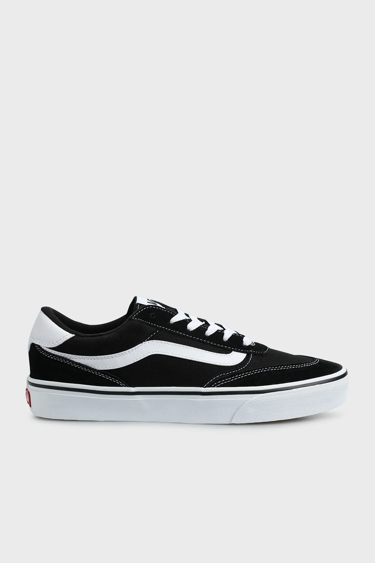 Vans Brooklyn LS Süet Logolu Casual Erkek Ayakkabı VN000D7QBA21 SİYAH-BEYAZ - 1