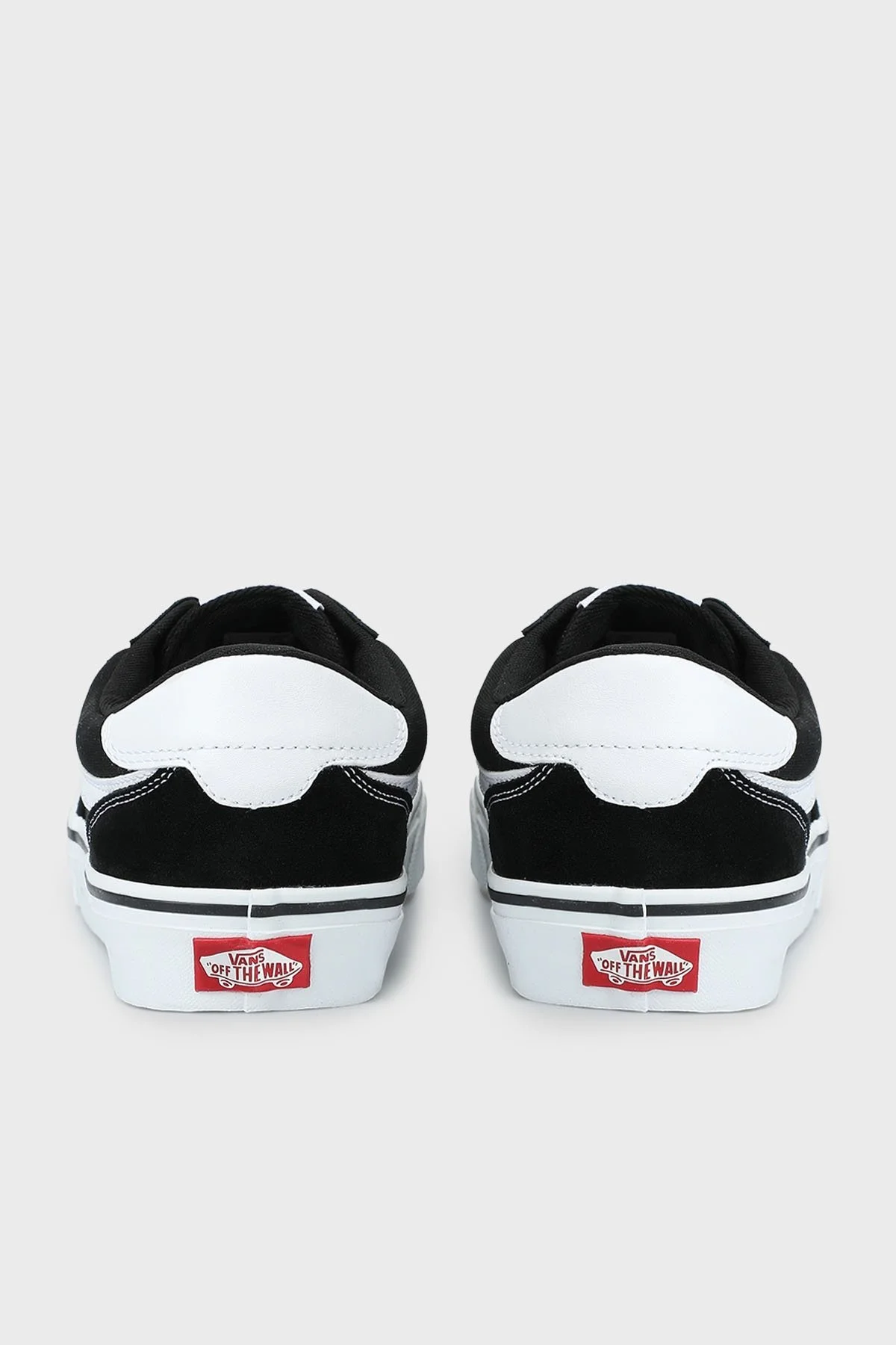 Vans Brooklyn LS Süet Logolu Casual Erkek Ayakkabı VN000D7QBA21 SİYAH-BEYAZ - 5