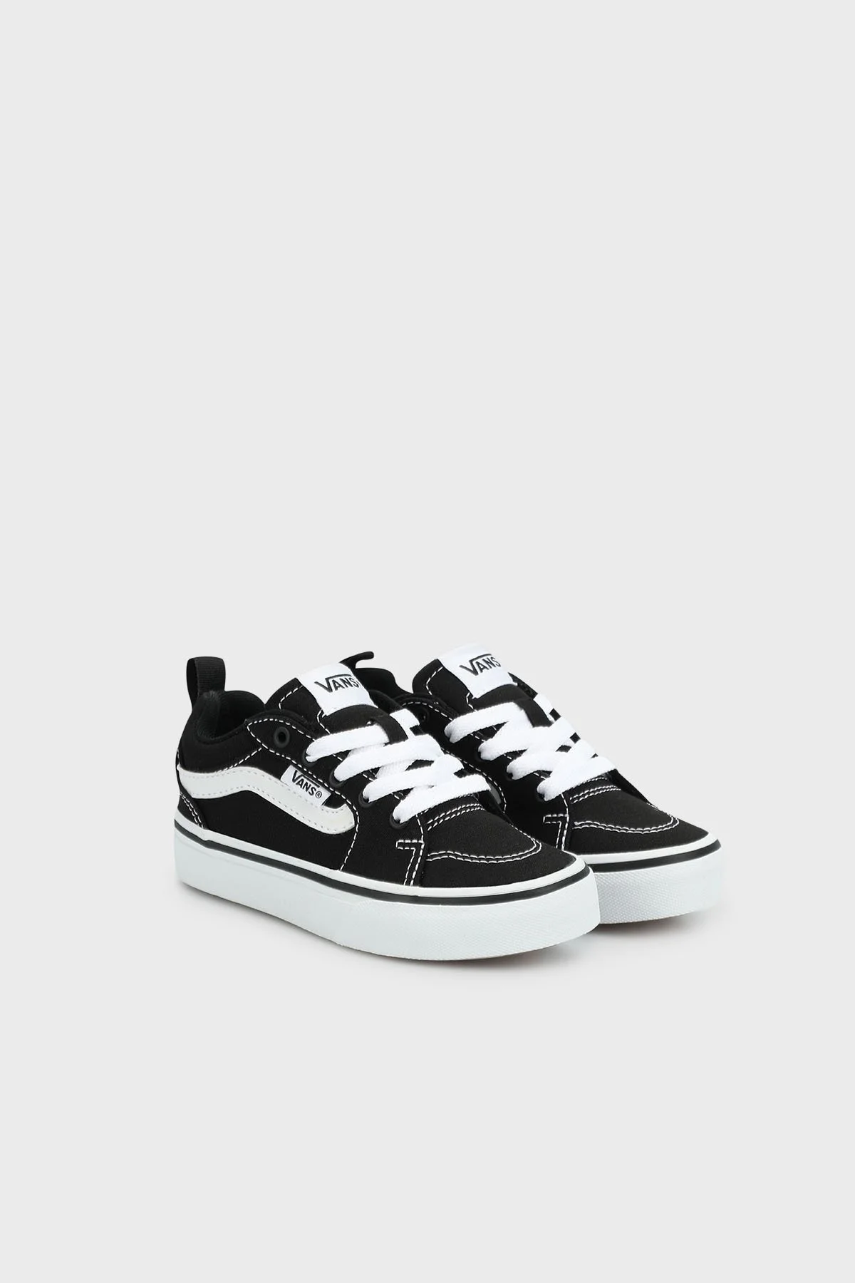 Vans Brooklyn LS Süet Logolu Casual Unisex Ayakkabı VN000DBWBA21 SİYAH-BEYAZ - 2