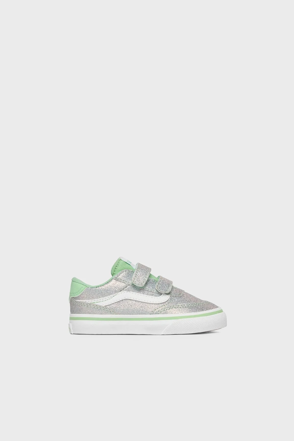 Vans Brooklyn LS V Logolu Cırt Cırtlı Sneaker Unisex Çocuk Ayakkabı VN000D7XEMK1 YEŞİL - 1
