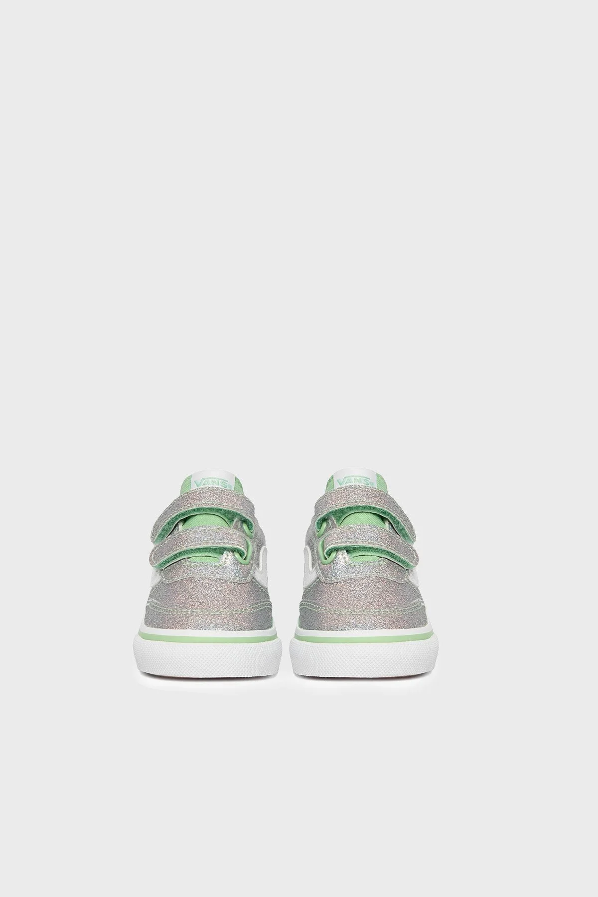 Vans Brooklyn LS V Logolu Cırt Cırtlı Sneaker Unisex Çocuk Ayakkabı VN000D7XEMK1 YEŞİL - 6