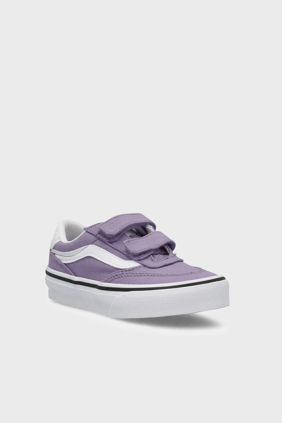 Vans Brooklyn LS V Logolu Cırt Cırtlı Sneaker Unisex Çocuk Ayakkabı VN000EKG1P11 MOR - 3
