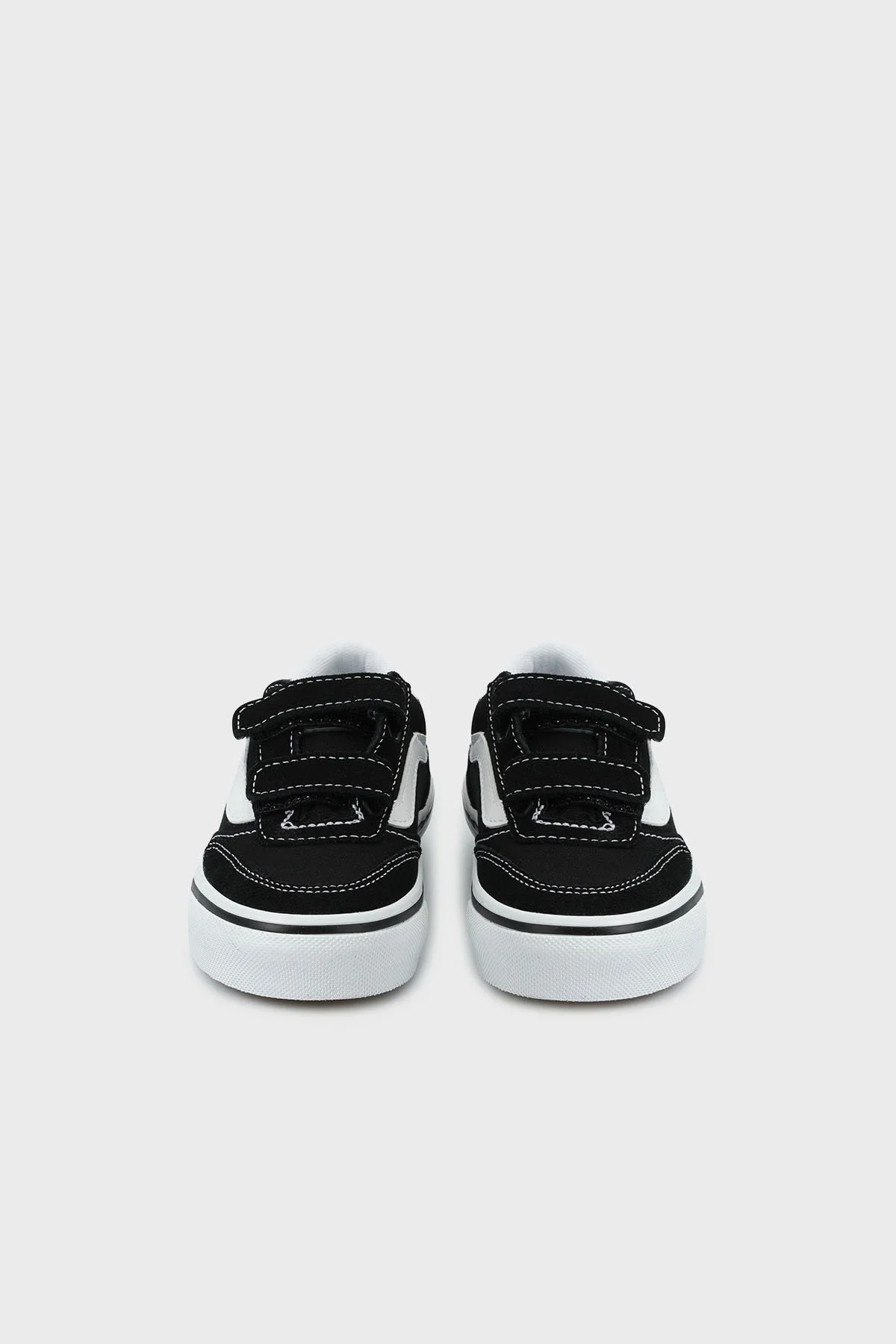 Vans Brooklyn LS V Süet Logolu Casual Unisex Çocuk Ayakkabı VN000DBRBA21 SİYAH-BEYAZ - 3