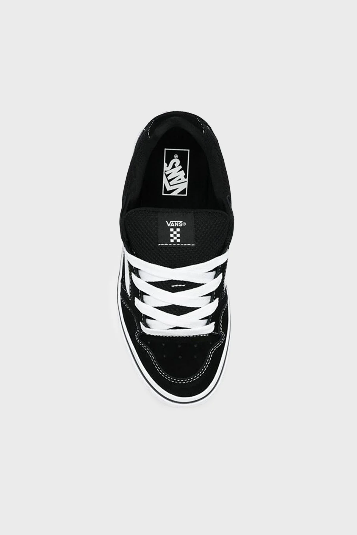 Vans Caldrone Logolu Deri Sneaker Unisex Ayakkabı VN000DBYBA21 SİYAH-BEYAZ - 2