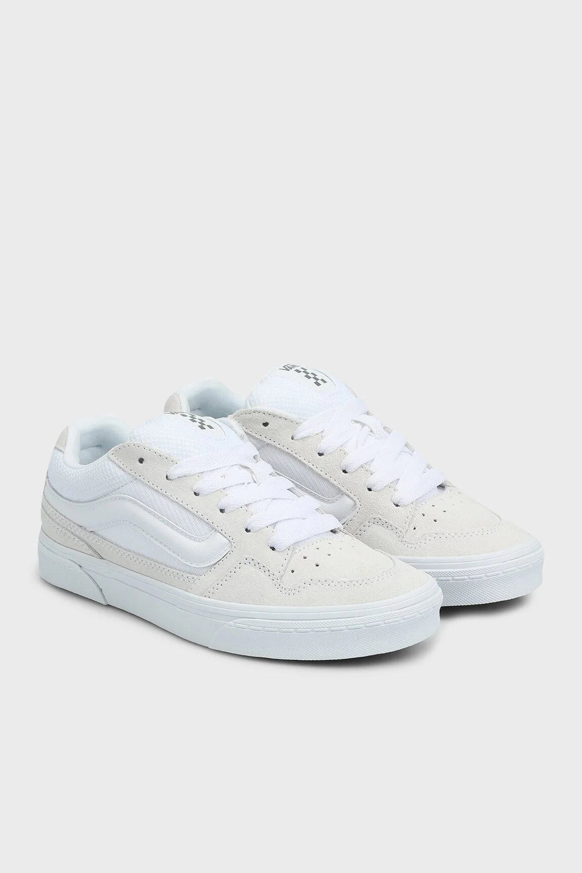 Vans Caldrone Süet Logolu Sneaker Kadın Ayakkabı VN0007P9WHT1 BEYAZ - 2