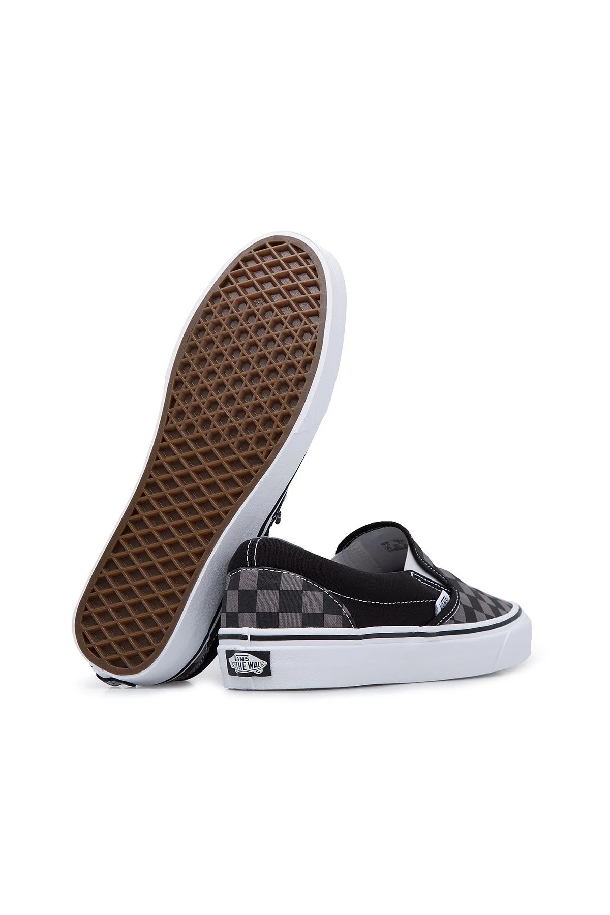Vans Classic Slip On Unisex Ayakkabı VN000EYEBPJ 1 SİYAH-GRİ - 4