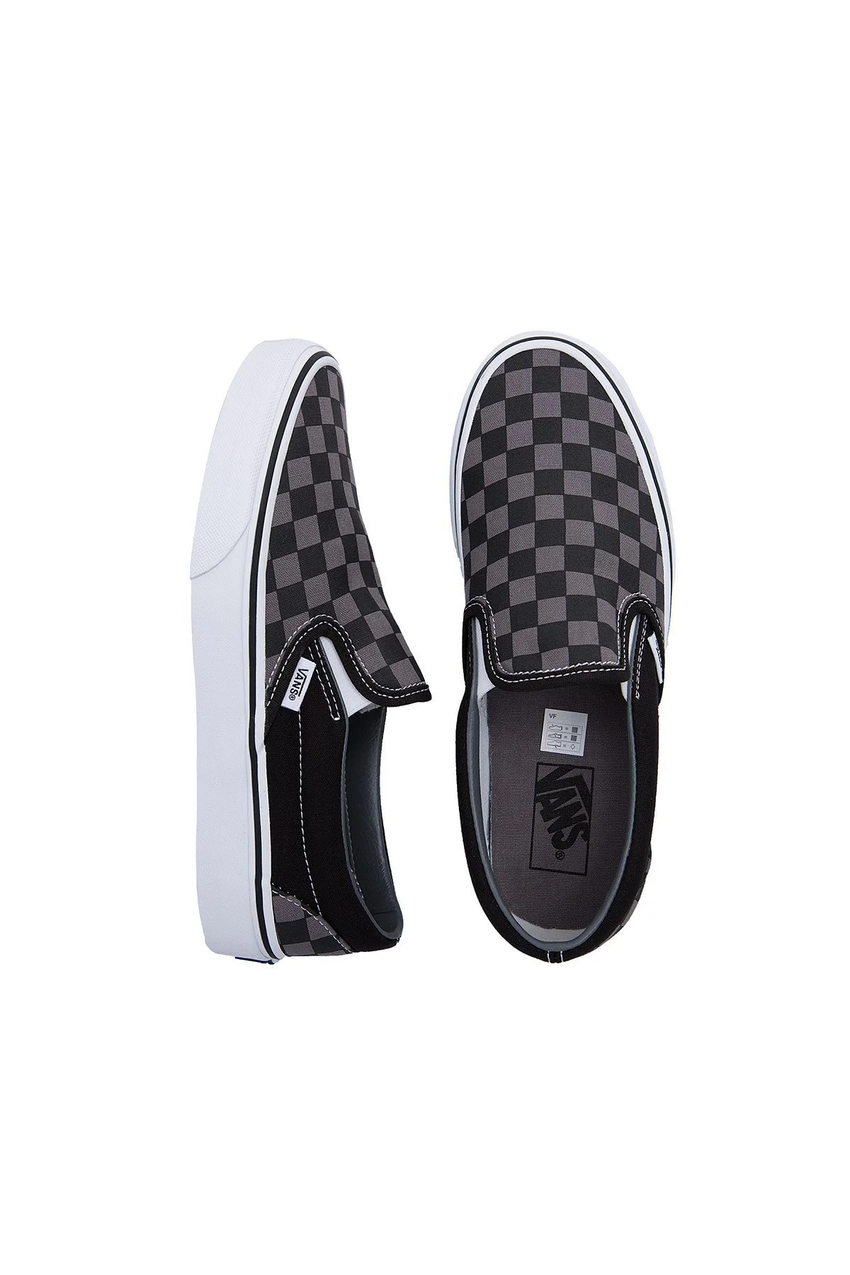 Vans Classic Slip On Unisex Ayakkabı VN000EYEBPJ 1 SİYAH-GRİ - 5
